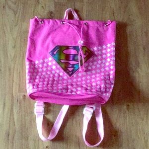 Supergirl drawstring tote bag 🦸🏼‍♀️